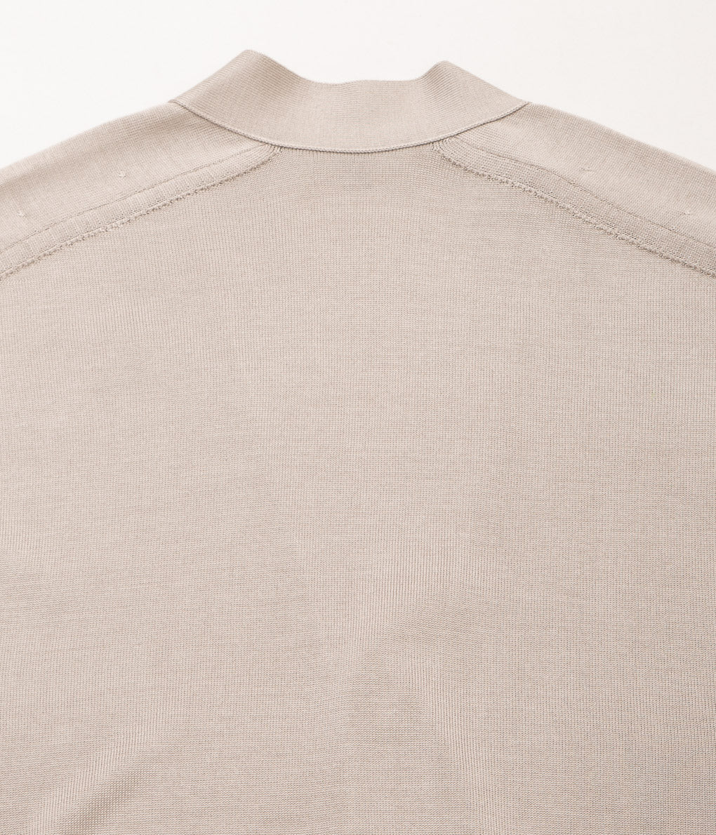 HERILL "SILK CARDIGAN"(NATURAL BEIGE)
