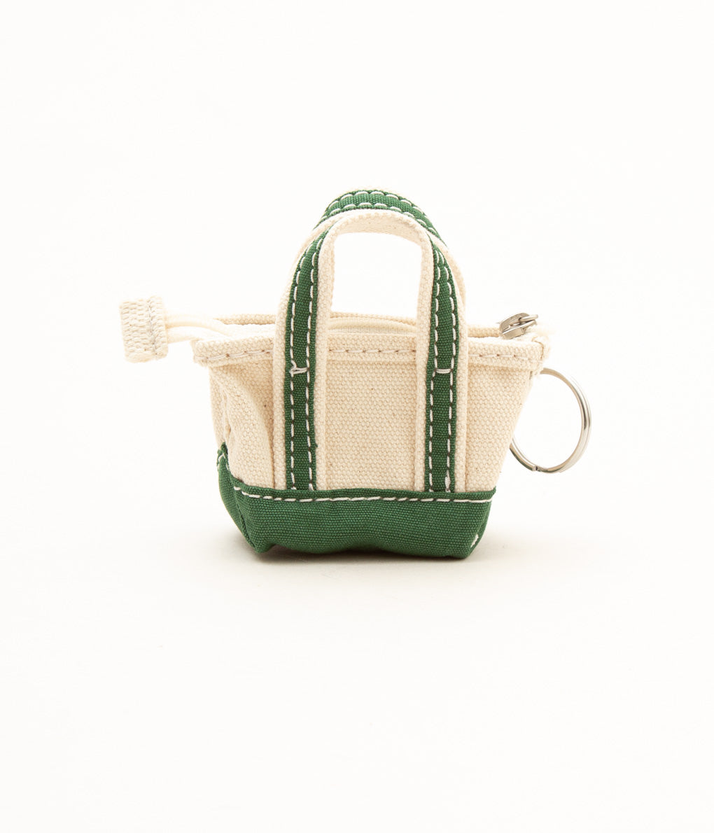LL BEAN "LL BEAN TOTE BAG KEY CHAIN"(GREEN)