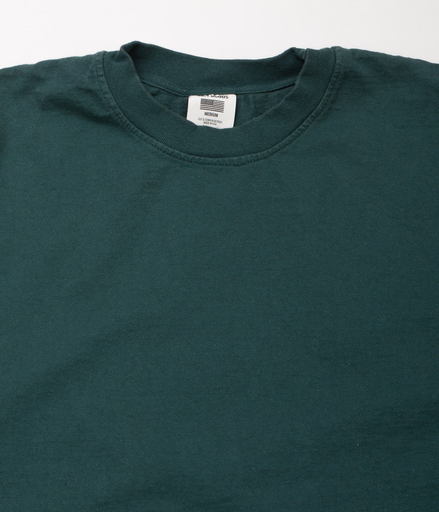 SOFT GOODS "HEAVY WEIGHT CREWNECK L/S"(LEAF GREEN)