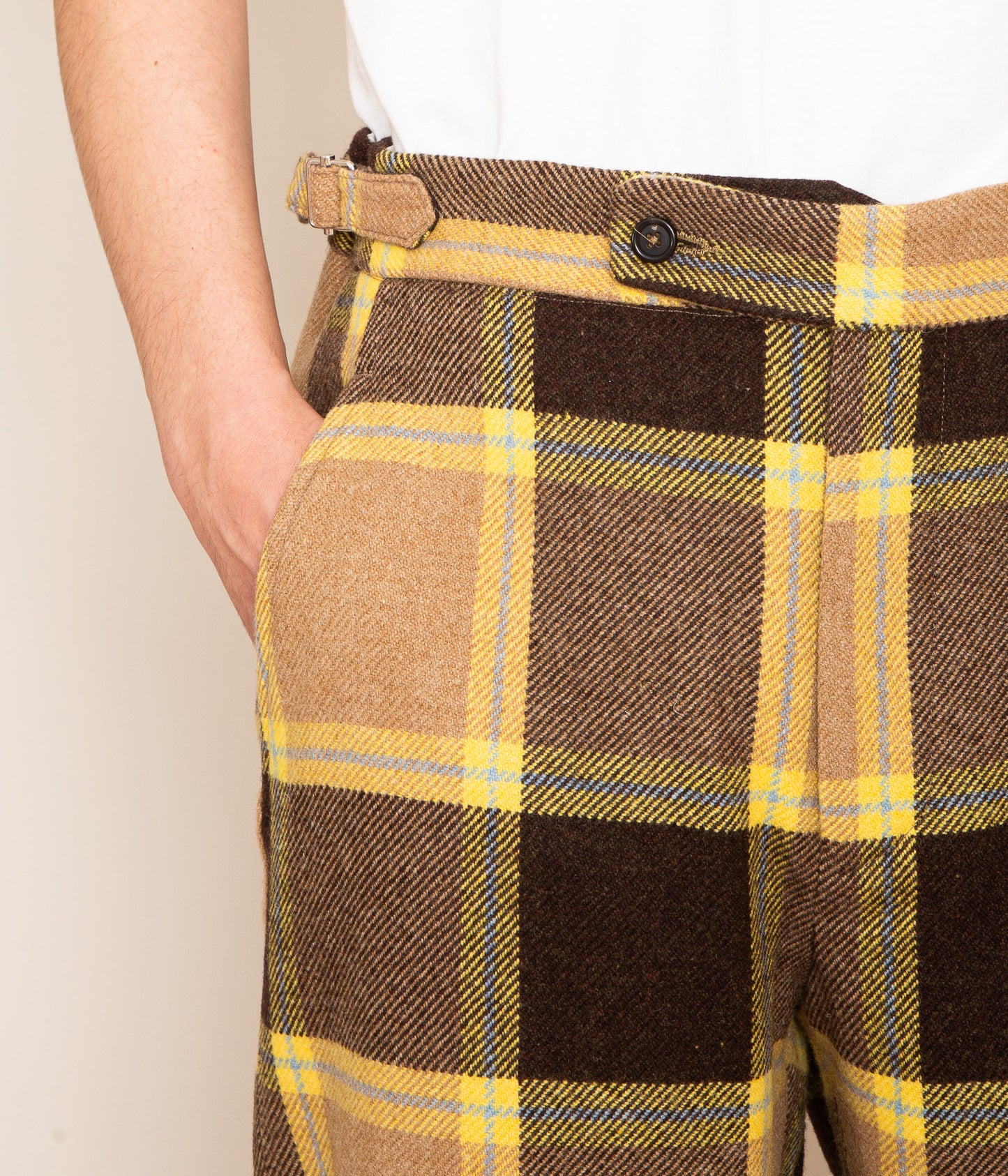 BODE "CHARLESTON PLAID TROUSER"(MULTI)