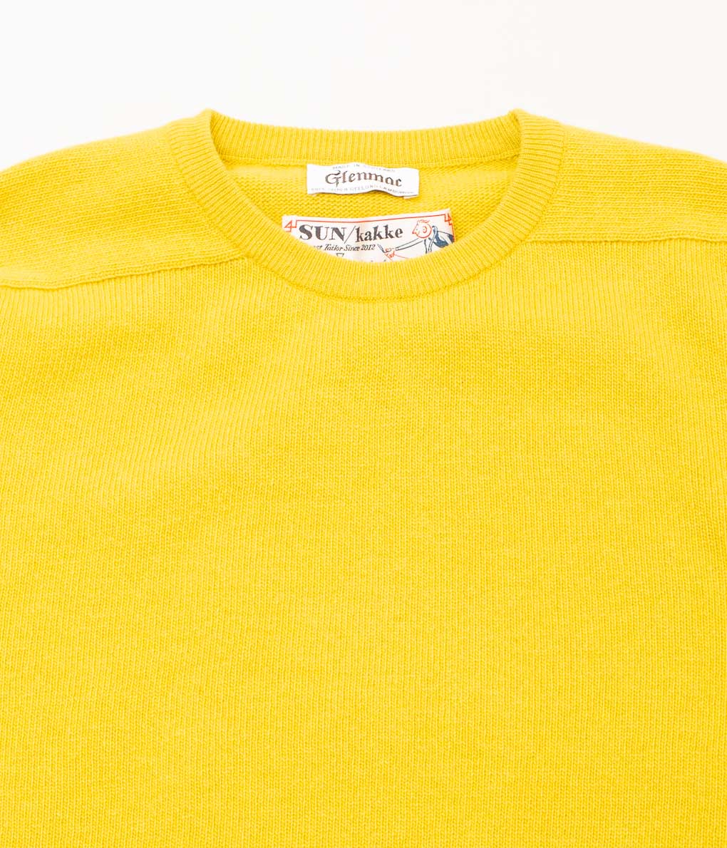 SUN/KAKKE×GLENMAC "GM PEAT C/R SADDLE PULLOVER" (CORONA)