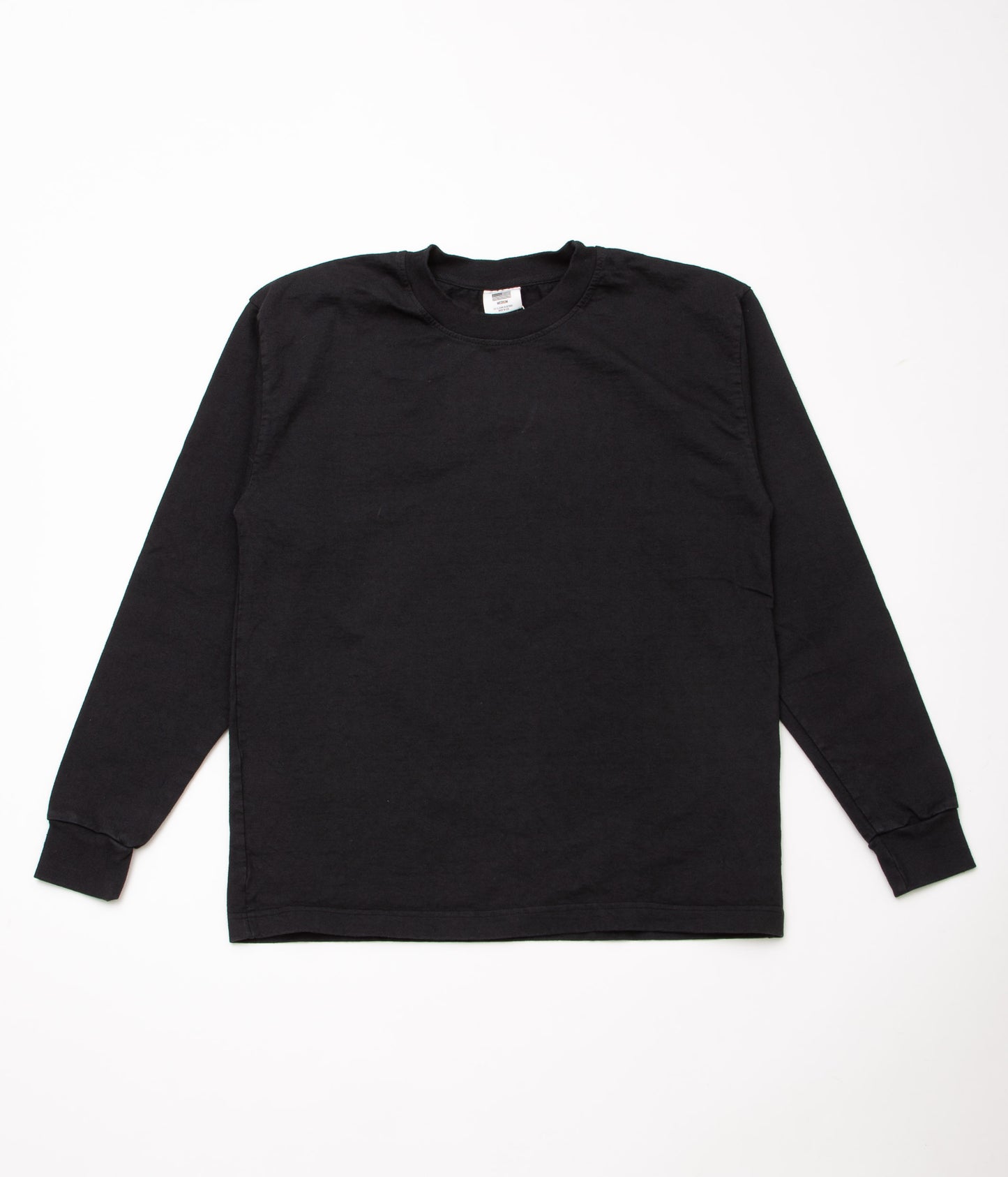 SOFT GOODS "HEAVY WEIGHT CREWNECK L/S"(VINTAGE BLACK)