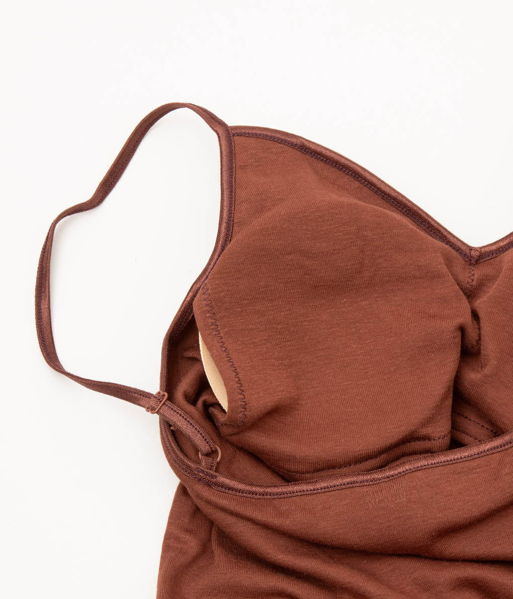 SOUPLE LUZ "BRA PAT CAMISOLE"(CHESTNUT)