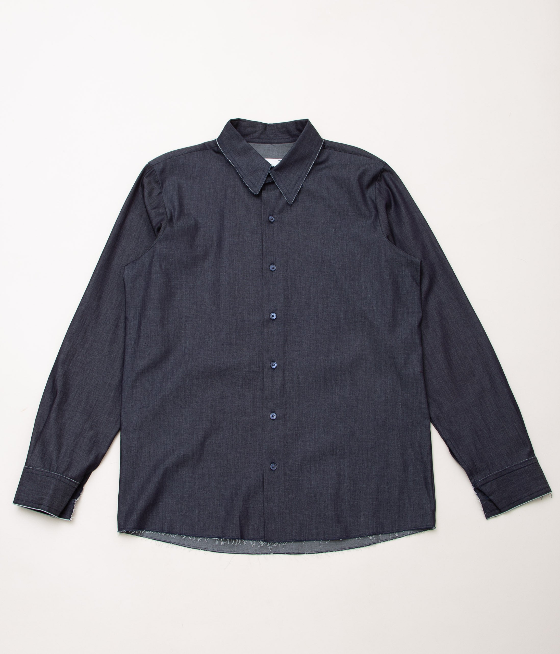 GABRIELA COLL GARMENTS NO.197 ULTRA FINE DENIM SHIRT(BLUE DENIM