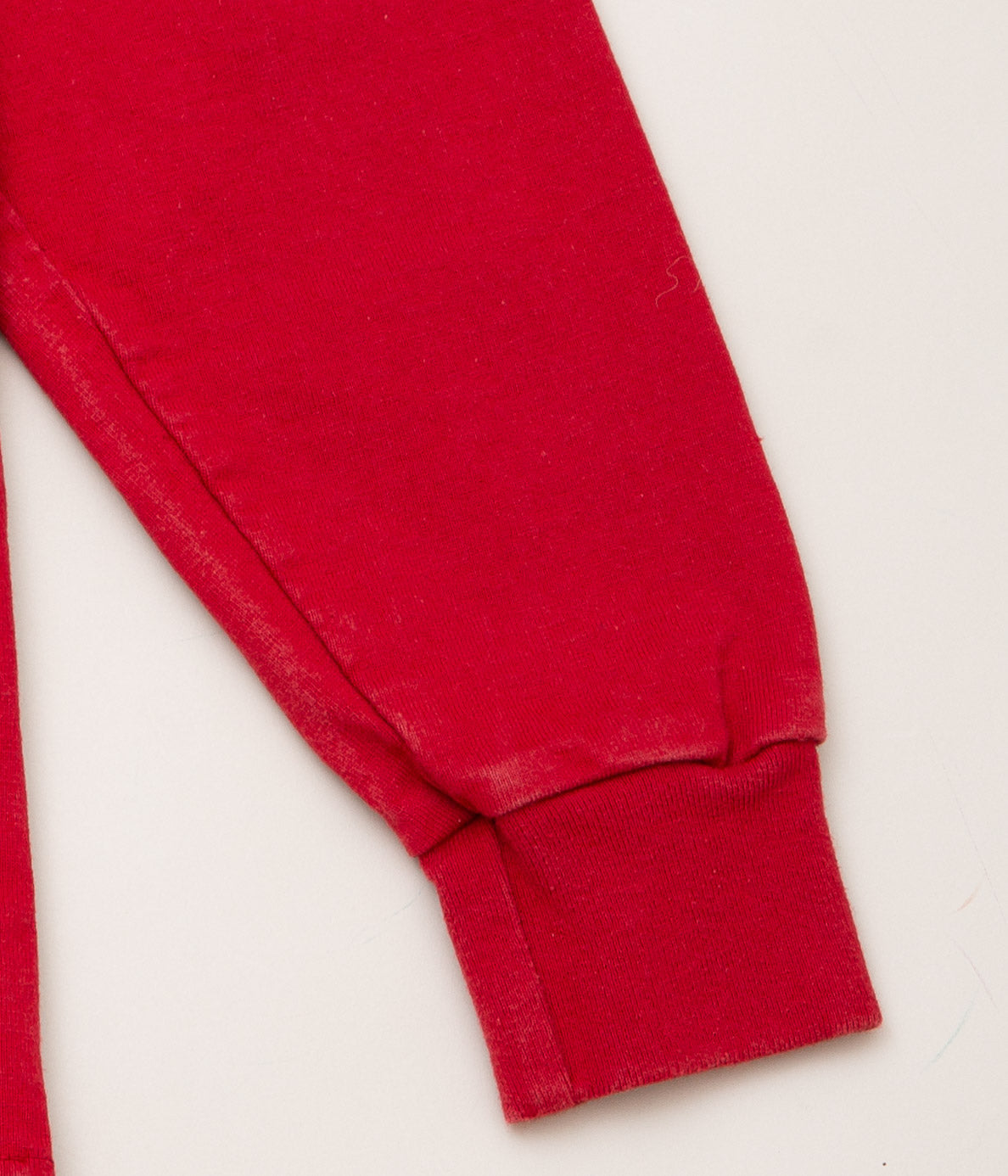 SOFT GOODS "HEAVY WEIGHT CREWNECK L/S"(FIRETRACK RED)