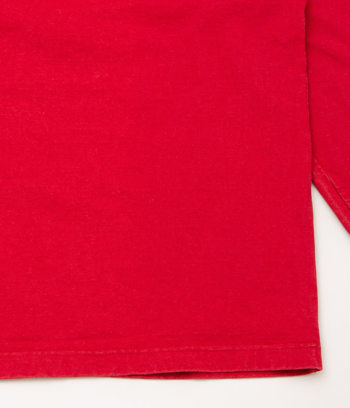 SOFT GOODS "HEAVY WEIGHT CREWNECK L/S"(FIRETRACK RED)