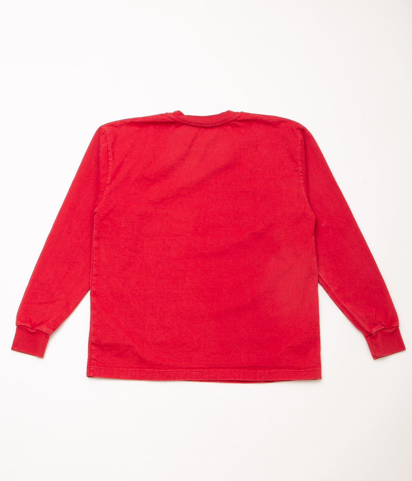 SOFT GOODS "HEAVY WEIGHT CREWNECK L/S"(FIRETRACK RED)