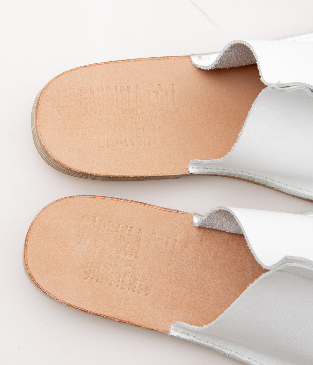 GABRIELA COLL GARMENTS "NO.7 BABOUCHE"(WHITE)