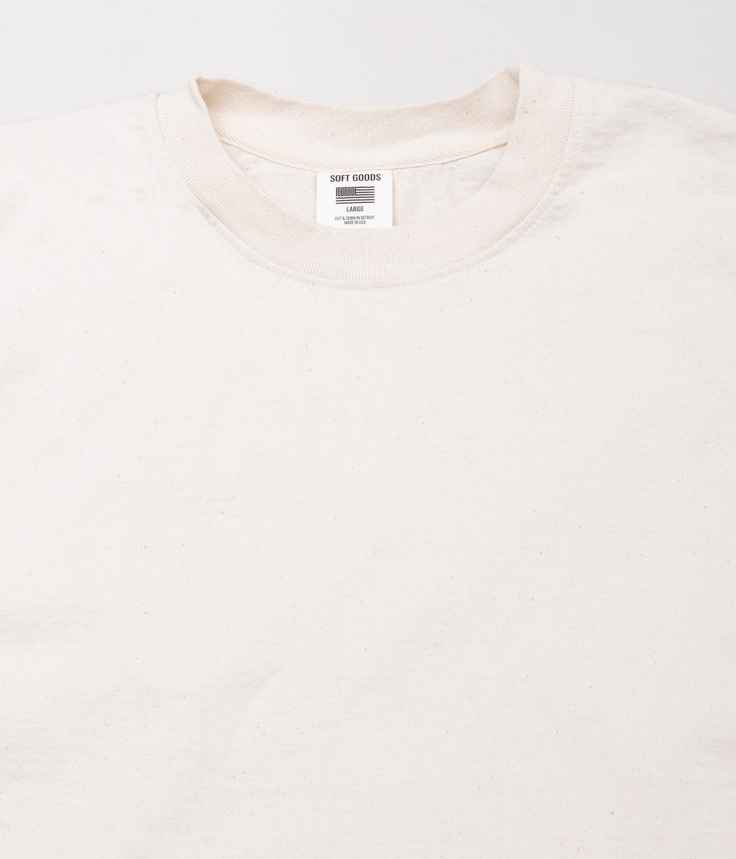 SOFT GOODS "HEAVY WEIGHT CREWNECK L/S"(NATURAL)