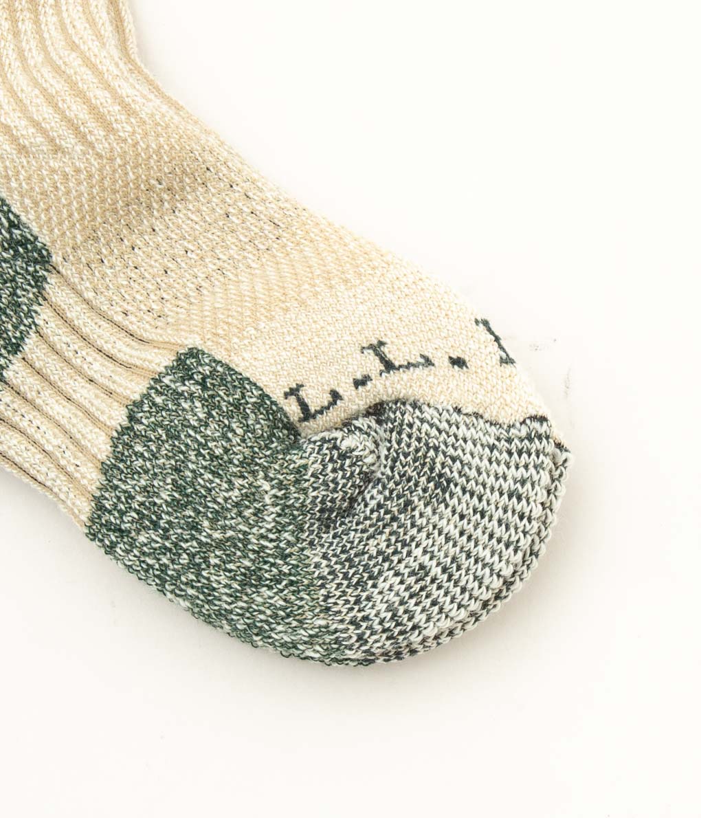 LL BEAN "LL BEAN BOOTS SOCKS"(DARK KHAKI)
