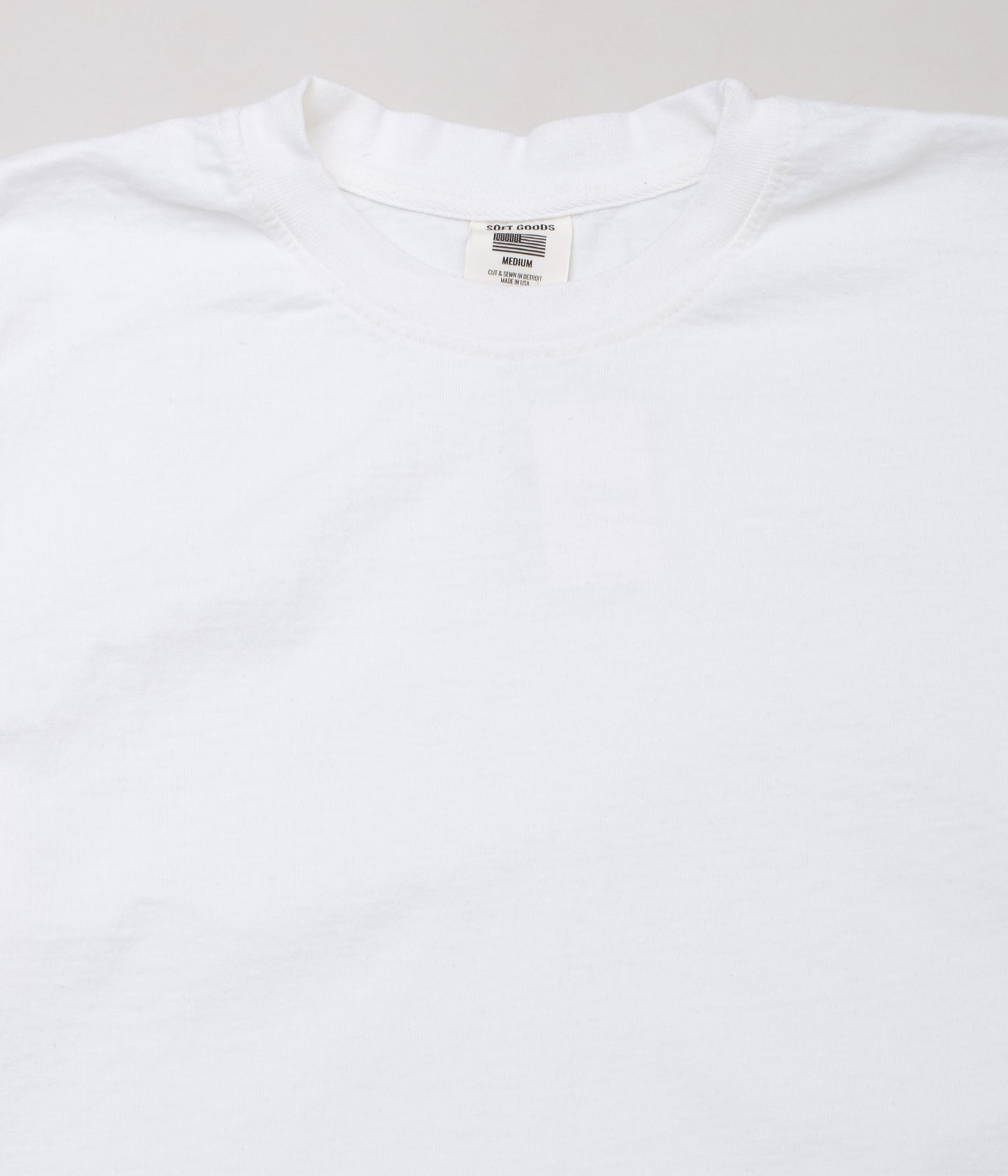 SOFT GOODS "HEAVY WEIGHT CREWNECK L/S"(WHITE)