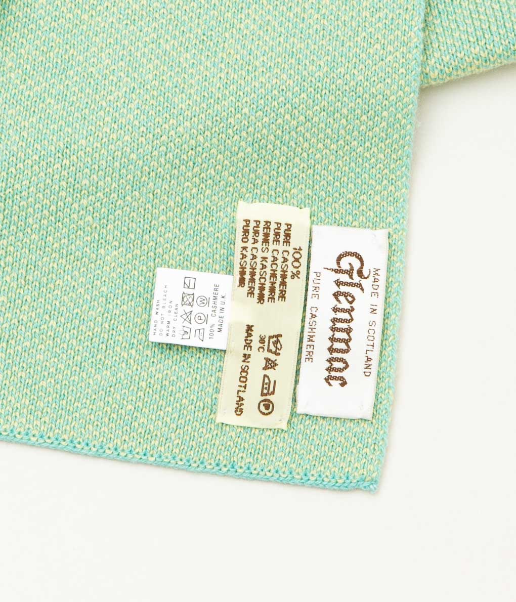 GLENMAC "SCARF 2 COL BIRDSEYE" (TOURMALINE / ACACIA)