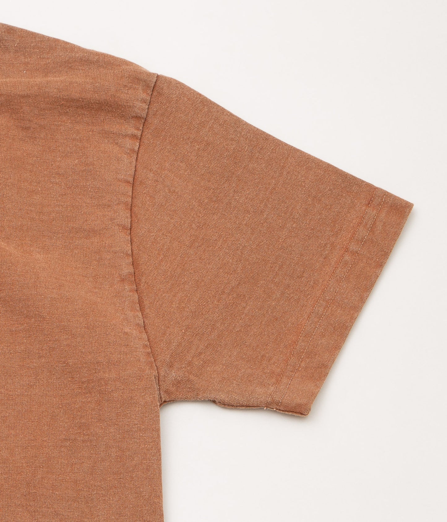 SOFT GOODS ''HEAVY WEIGHT CREW NECK TEE LONG TAIL'' (ALMOND BROWN)