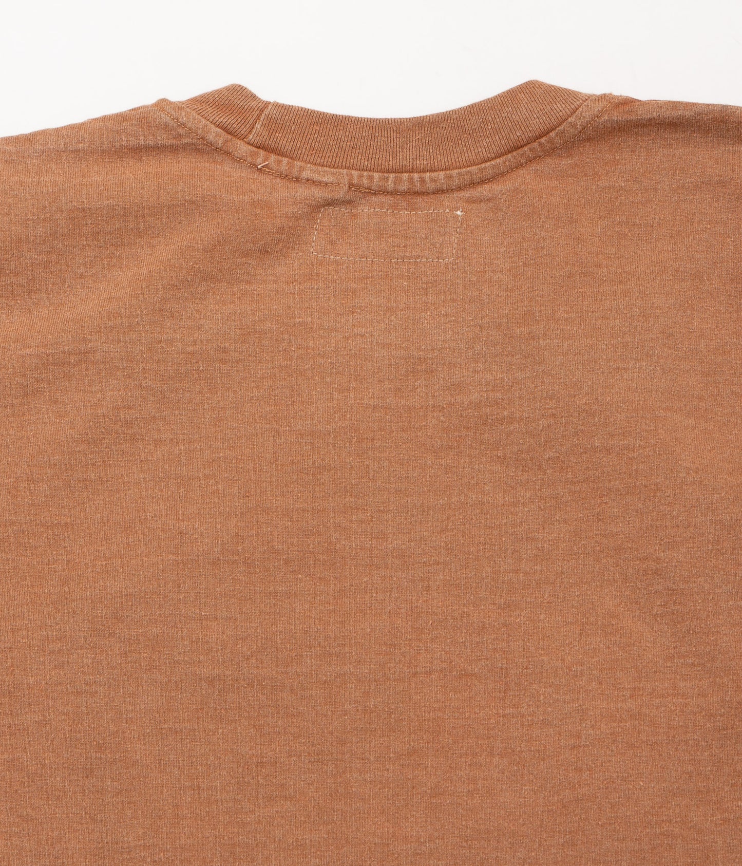 SOFT GOODS ''HEAVY WEIGHT CREW NECK TEE LONG TAIL'' (ALMOND BROWN)