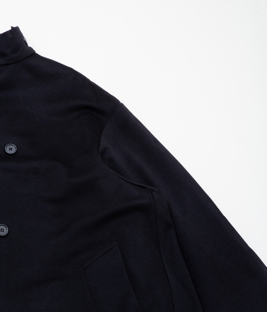 GABRIELA COLL GARMENTS ''NO.65 LORO PIANA HEAVY WOOL OVERSIZED COAT'' (BLACK)