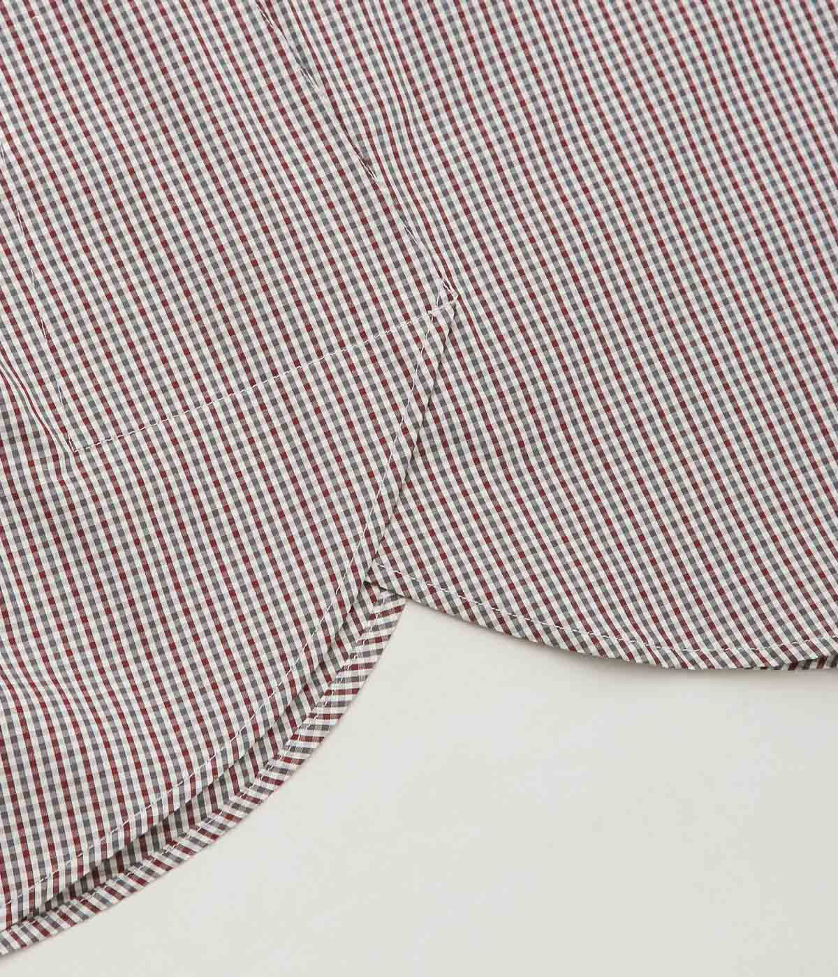 ANSNAM "EX SHIRT|DEADSTOCK" (BURGUNDY×GREEN CHECK)