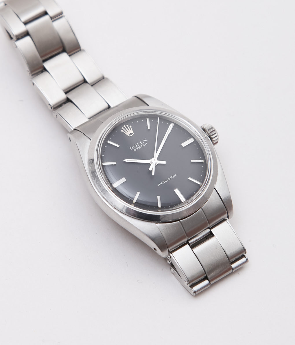 VINTAGE WATCHES ''1968'S ROLEX OYSTER BLACK MAT DIAL'' (BLACK)