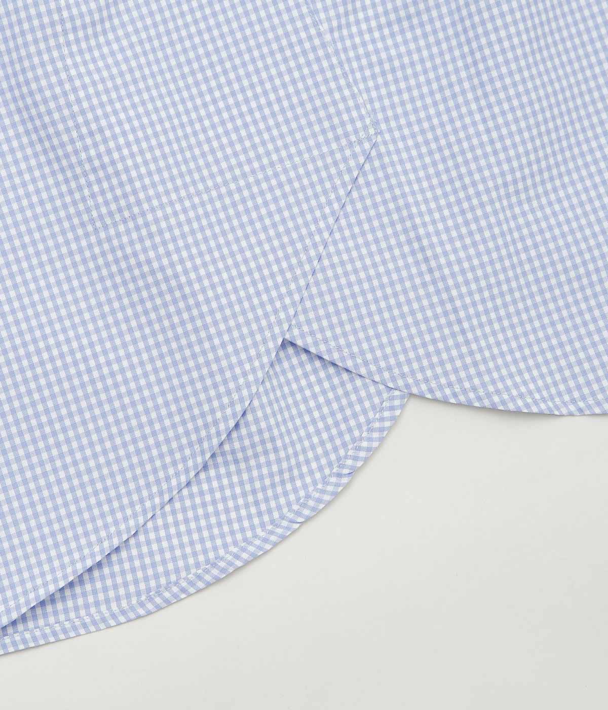ANSNAM ''EX SHIRT|DEADSTOCK'' (LIGHT BLUE GINGHAM CHECK)