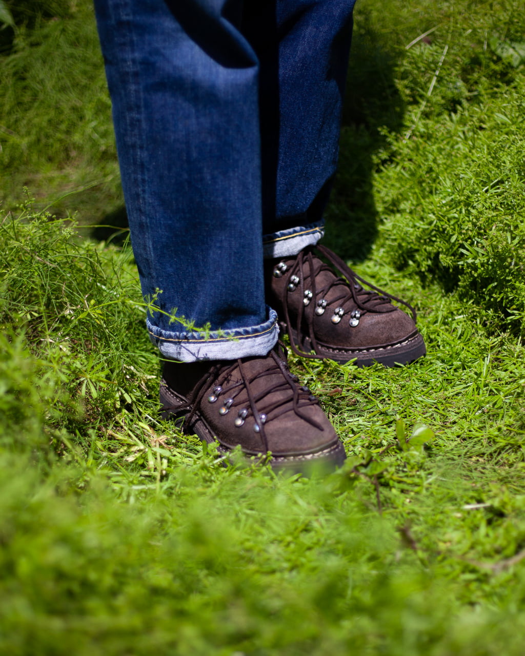 GUIDI"【NTP03】BUFFALO REVERSE HIKING SHOES"(BROWN)