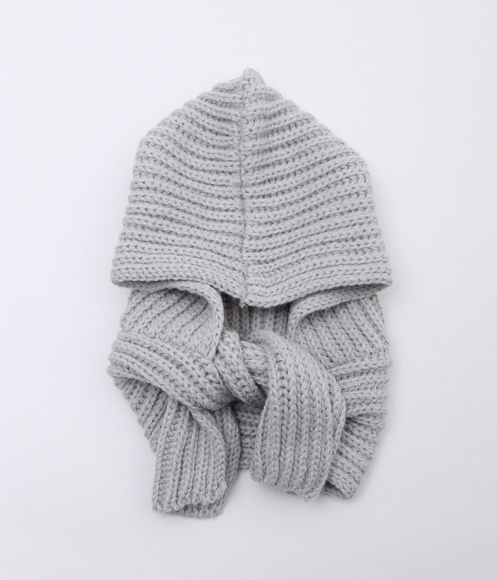 HIGHLAND2000 ''KNIT CAP & MUFF WIDE'' (CHARCOAL / ALPACA) – THE