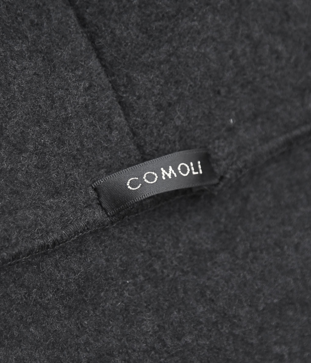 COMOLI '울 펠트 파카'(CHARCOAL)