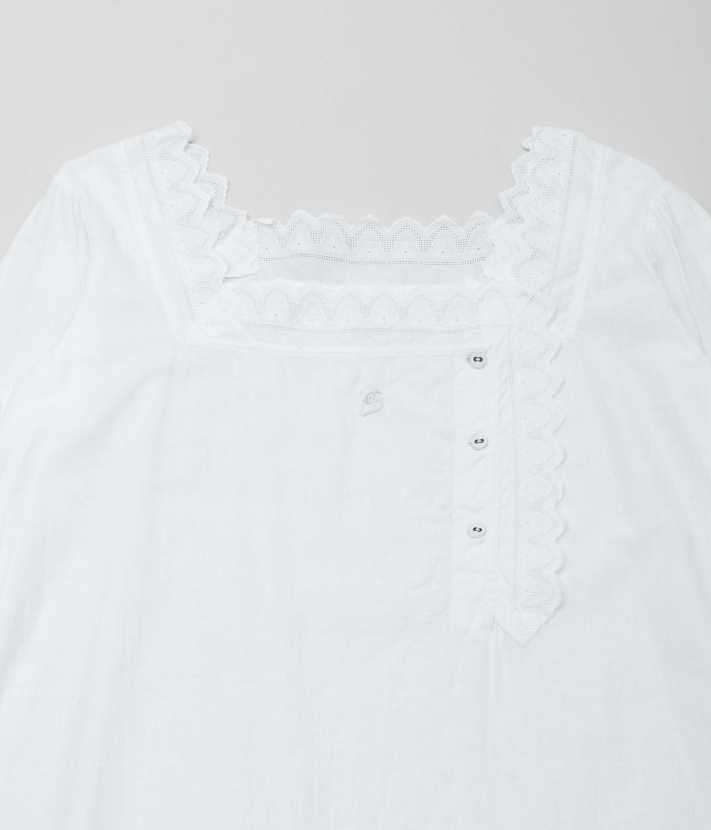 VINTAGE CLOTHING ''EURO VINTAGE DRESS 9'' (WHITE)