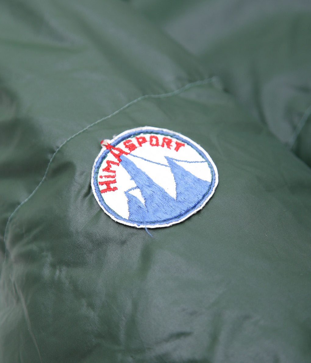 VINTAGE CLOTHING ''1970~80'S VINTAGE HIMASPORT DOWN JKT'' (GREEN)