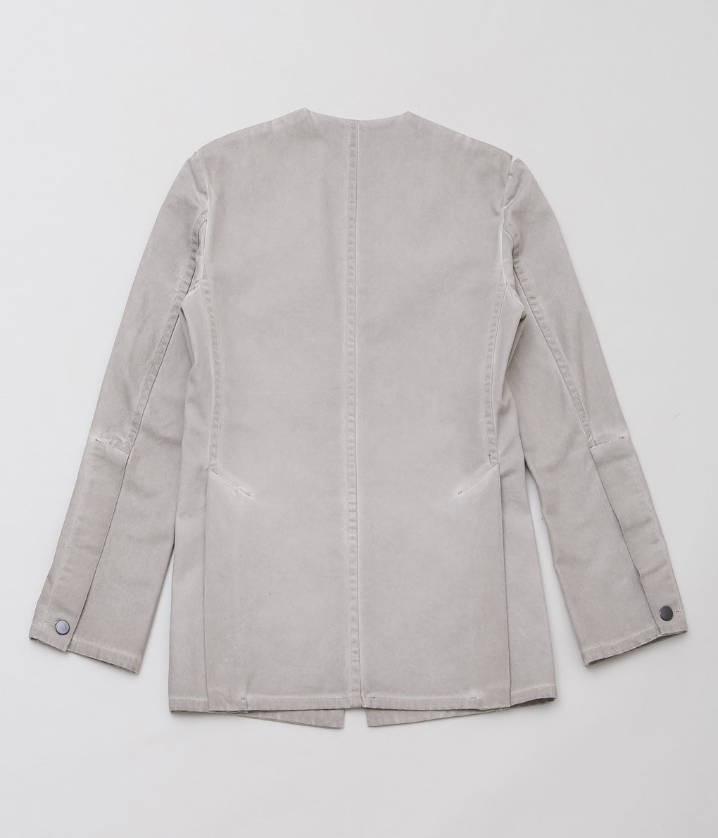 GABRIELA COLL GARMENTS ''NO.63 CANVAS FOLDED JACKET'' (WARM GRAY)