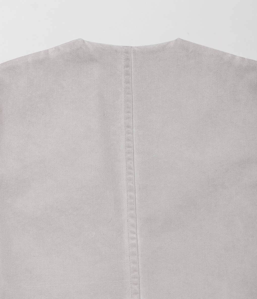 GABRIELA COLL GARMENTS ''NO.63 CANVAS FOLDED JACKET'' (WARM GRAY)