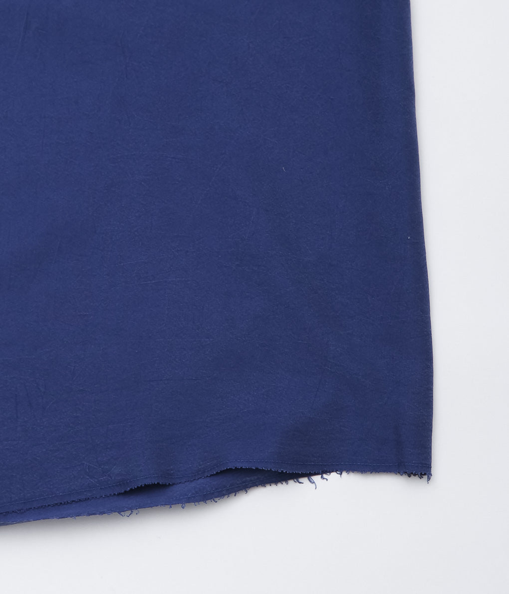 GABRIELA COLL GARMENTS ''NO.74 SILK PONGEE SLEEVELESS SHIRT'' (BLUE)