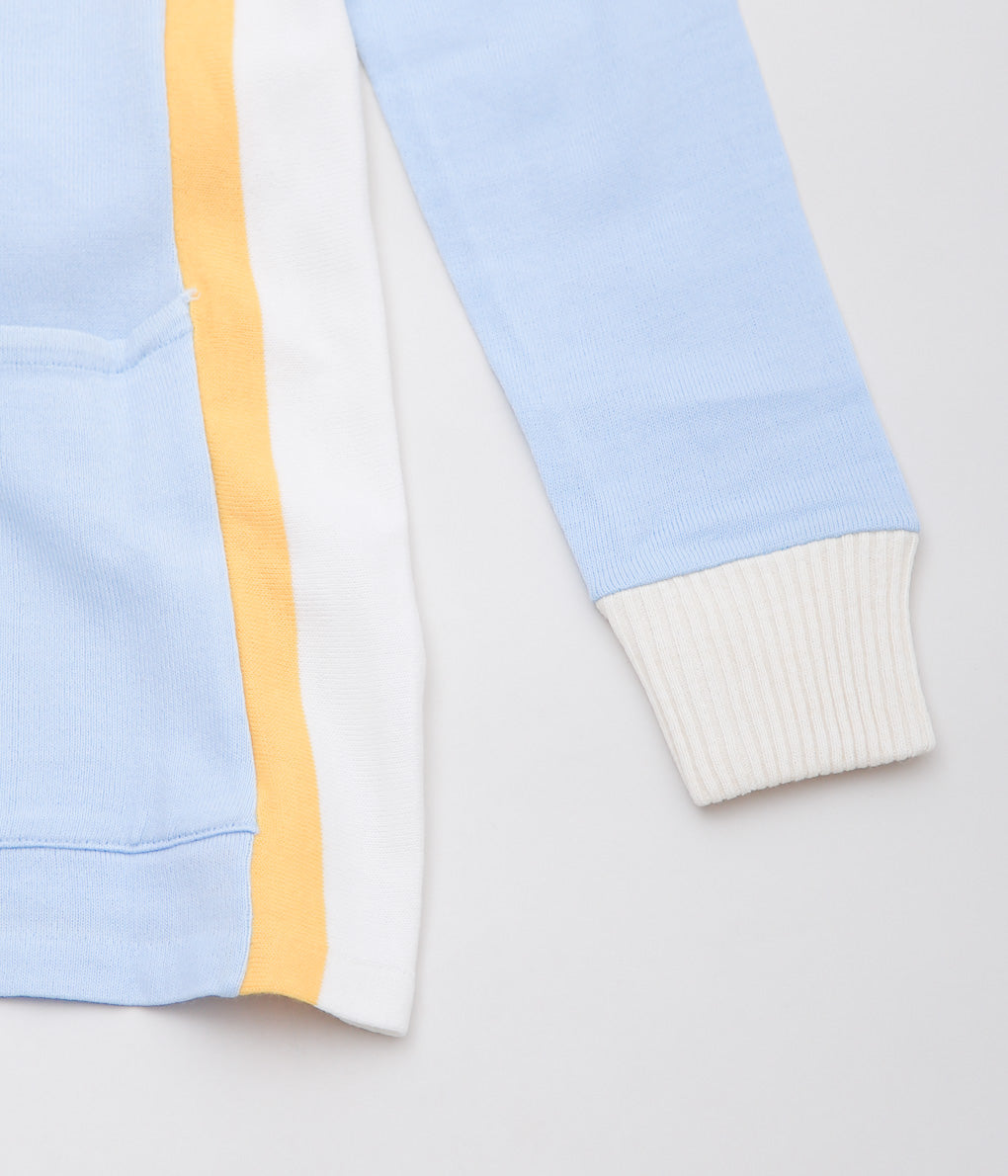 VINTAGE CLOTHING''1970's CYCLING WOOL JERSEY'' (LT BLUE×YELLOW)