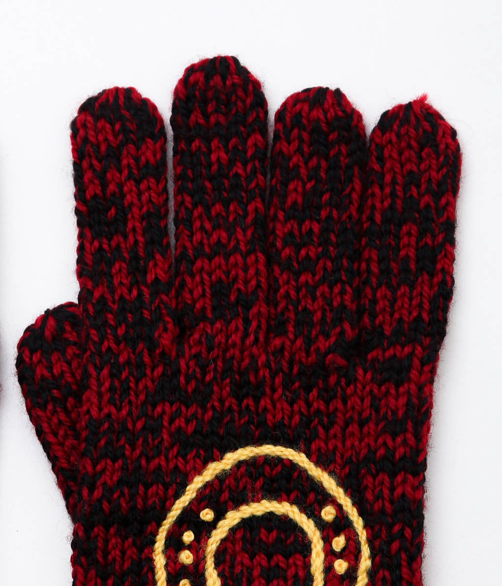 BODE "MELANGE GLOVES" (RED)