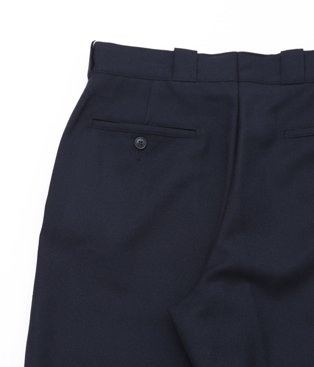 COMOLI "울 서지 바지"(NAVY)