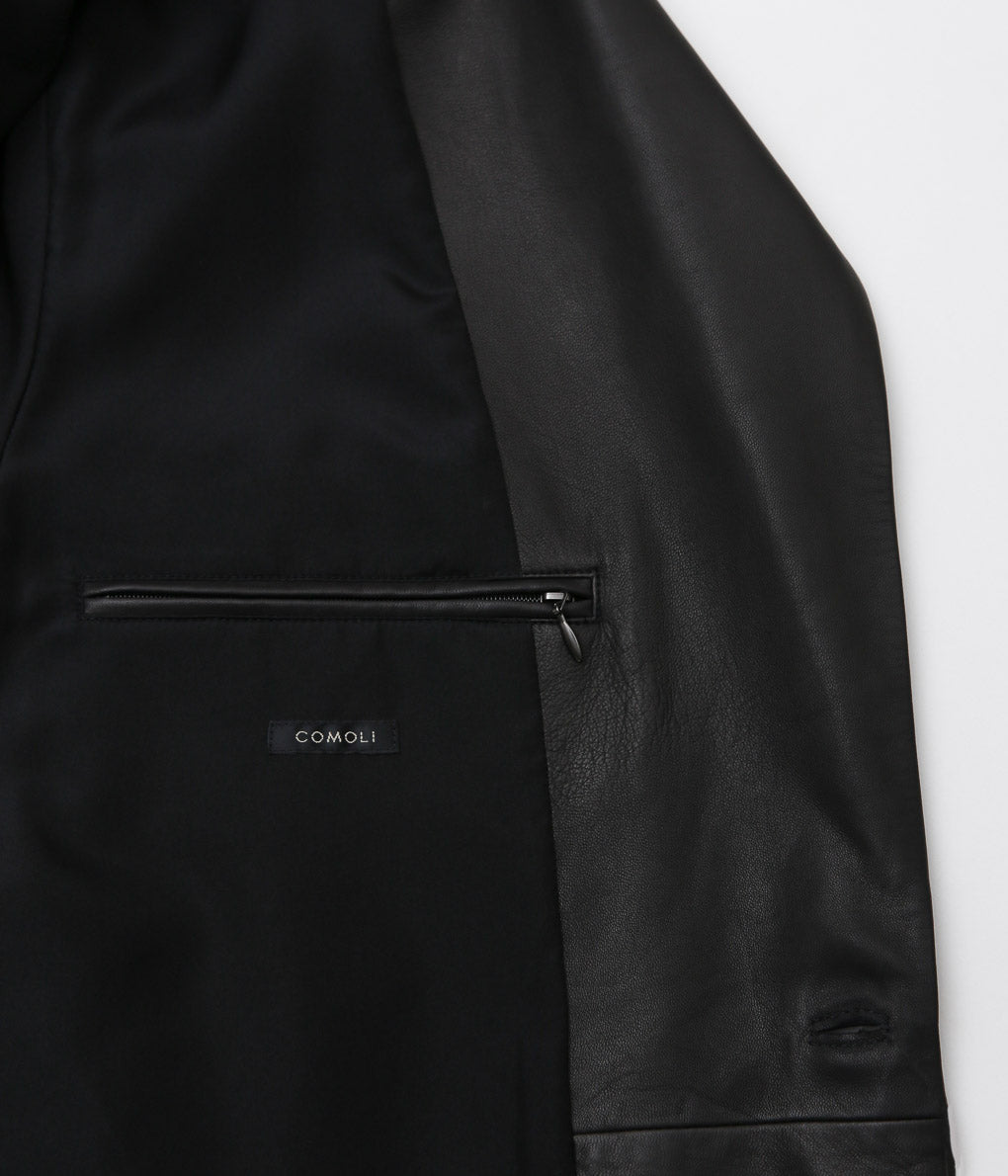 COMOLI ''양모 스킨 2B 재킷 ''(BLACK)