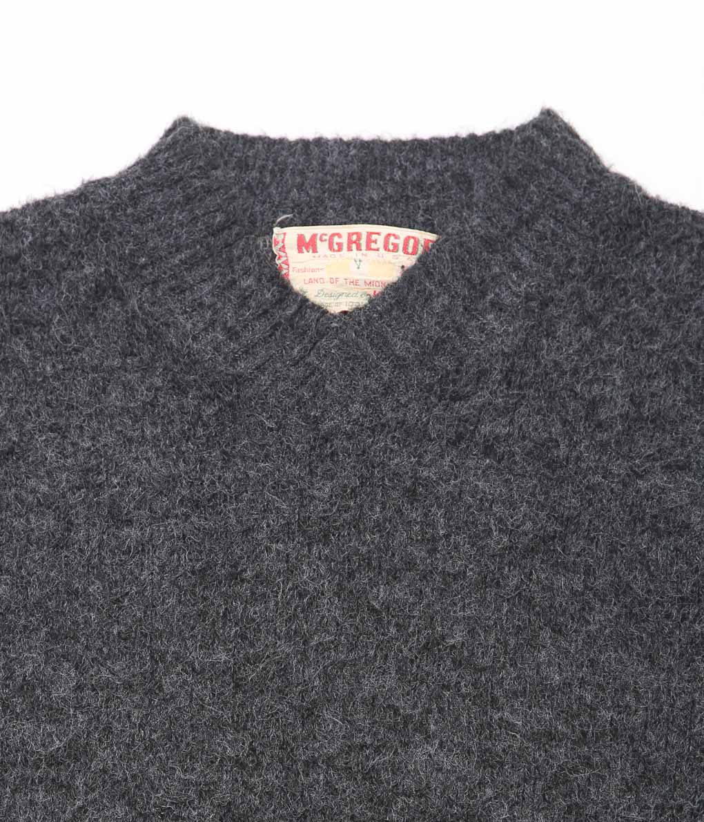 USED&VINTAGE ''MCGREGOR ACRYLIC SWEATER'' (GRAY)
