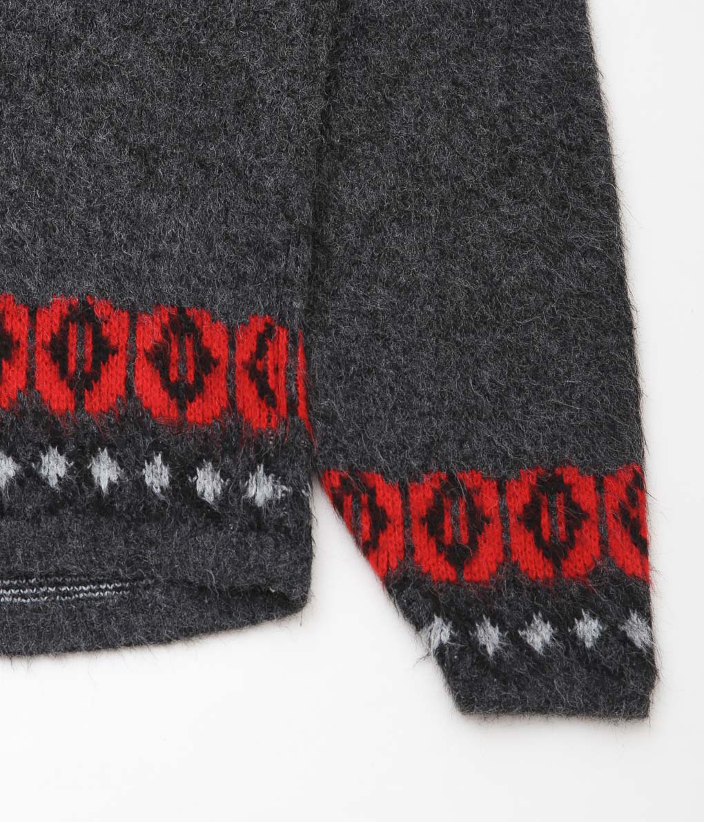 USED&VINTAGE ''MCGREGOR ACRYLIC SWEATER'' (GRAY)