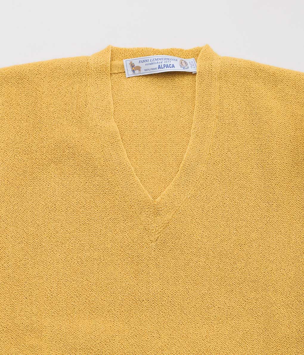 FANNI LEMMERMAYER ''2PLY V-NECK PULLOVER PLANE BELL SLEEVE'' (693 (YELLOW))