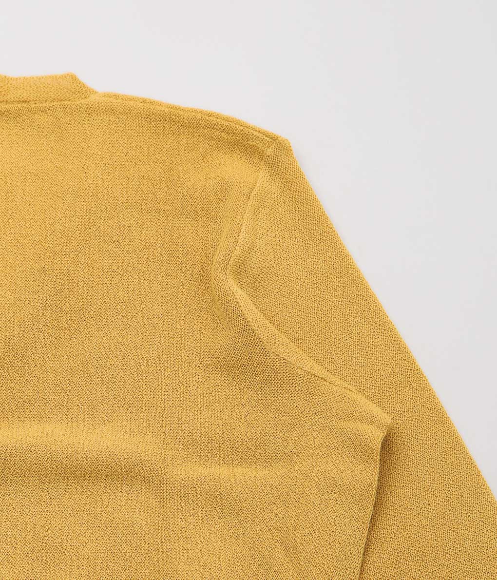 FANNI LEMMERMAYER ''2PLY V-NECK PULLOVER PLANE BELL SLEEVE'' (693 (YELLOW))