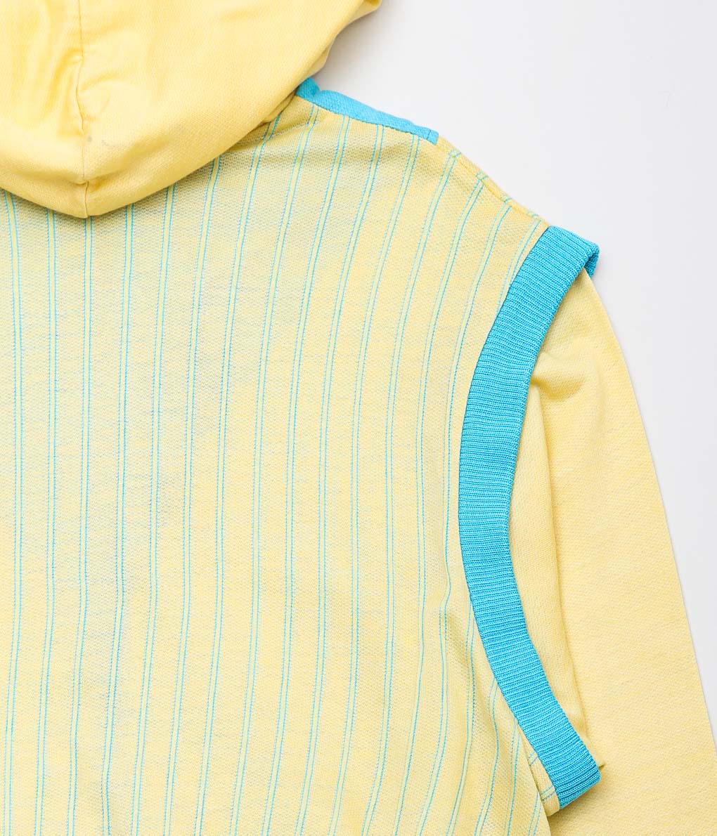 VINTAGE CLOTHING''1980's LE COQ SPORTIF ZIP HOODIE'' (YELLOW×BLUE)
