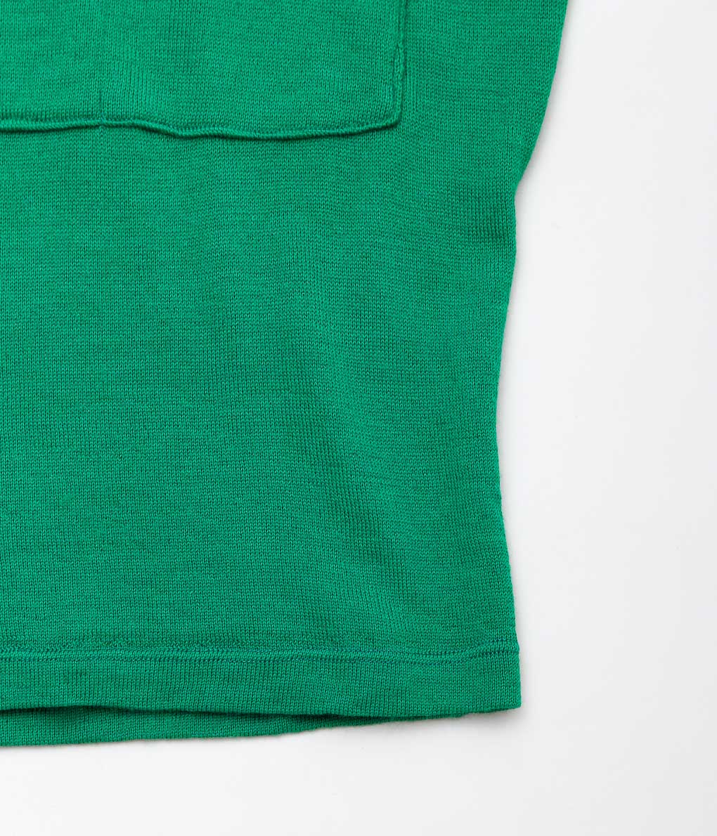 VINTAGE CLOTHING''1950~60's CYCLING WOOL JERSEY'' (GREEN)