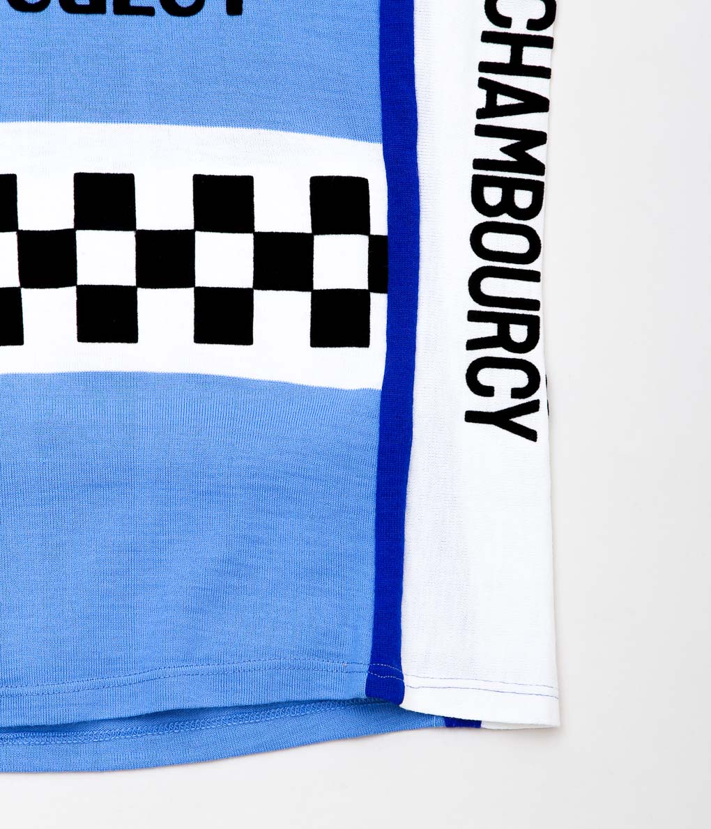VINTAGE CLOTHING''1960~70's CYCLING WOOL JERSEY'' (LT BLUE)
