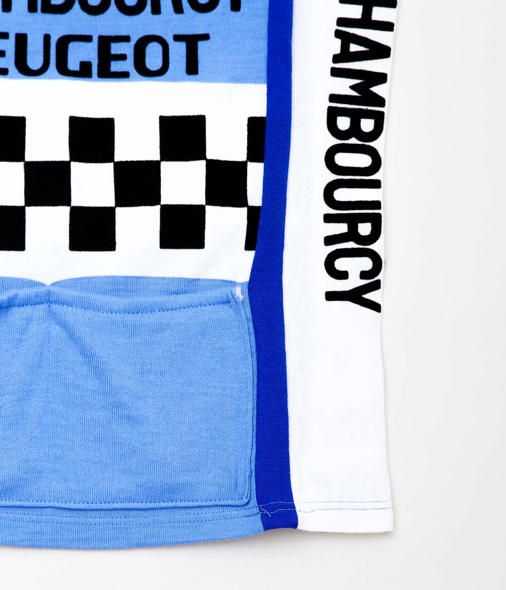 VINTAGE CLOTHING''1960~70's CYCLING WOOL JERSEY'' (LT BLUE)