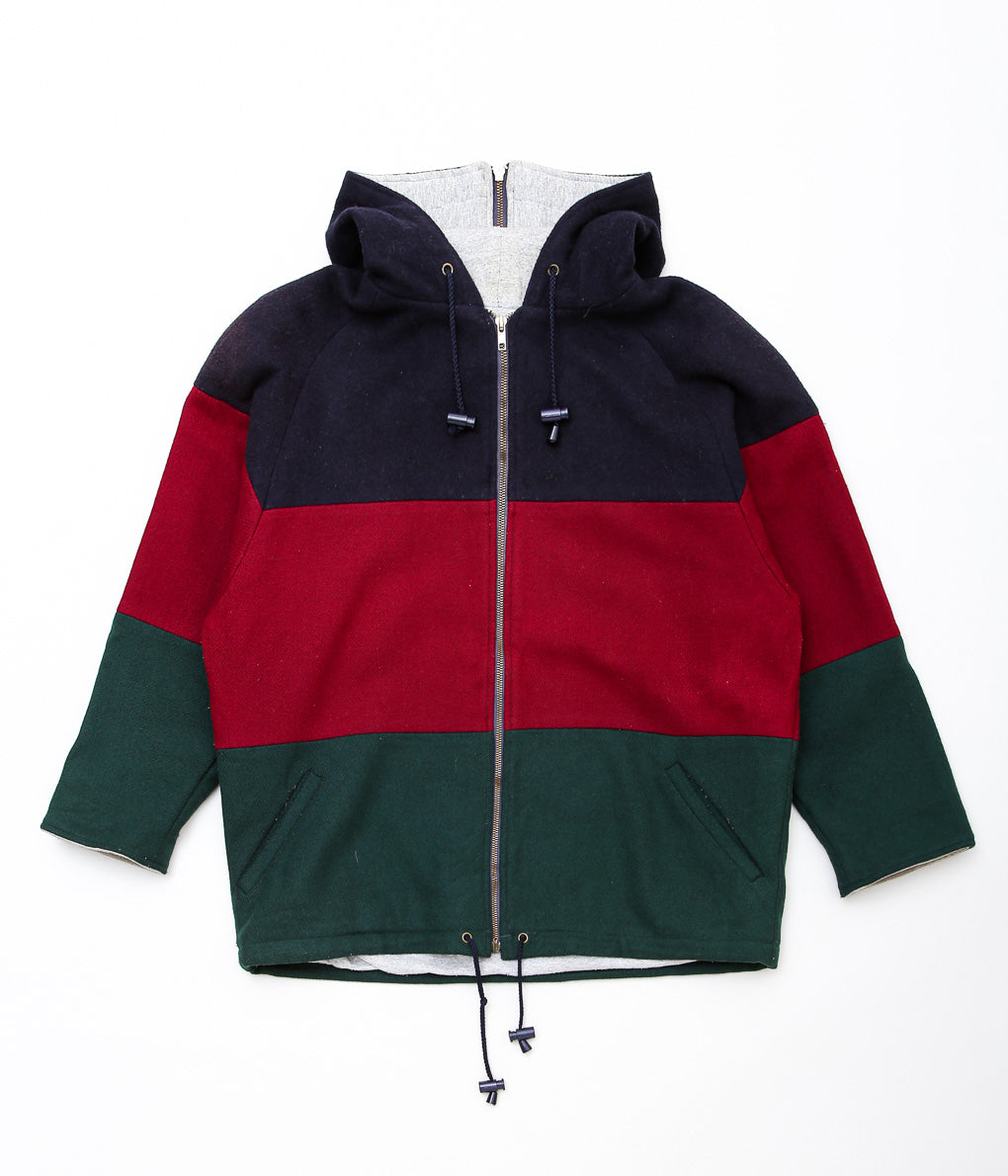 VINTAGE CLOTHING ''WOOL ZIP PARKA MADE IN U.S.A.'' (MULTI)