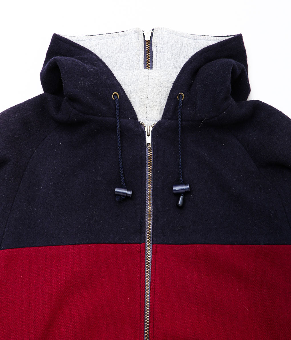 VINTAGE CLOTHING ''WOOL ZIP PARKA MADE IN U.S.A.'' (MULTI)