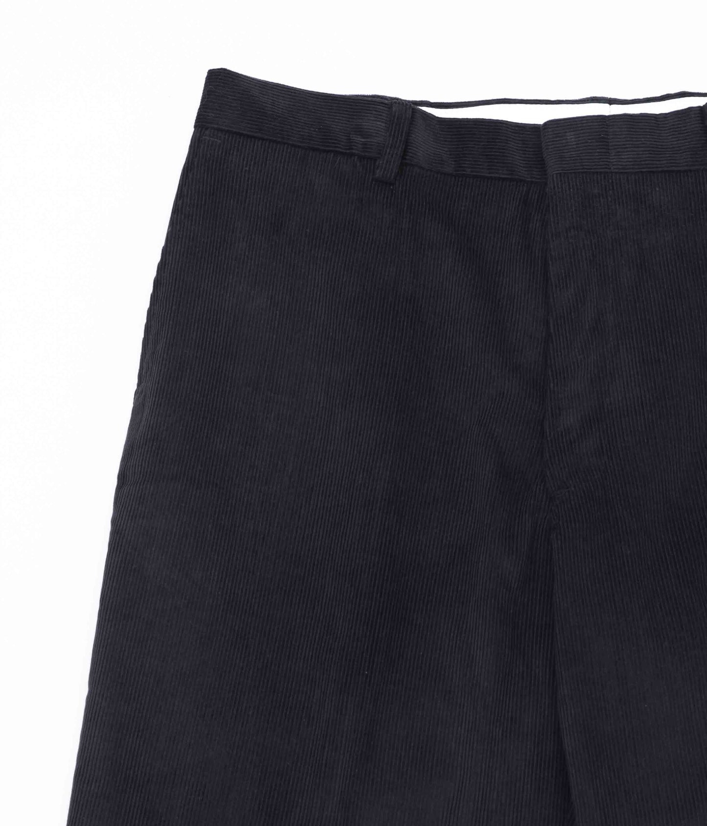 ALL AMERICAN KHAKIS ''DALTON FEATHER CORD FLAT FRONT'' (BLACK CORDUROY)