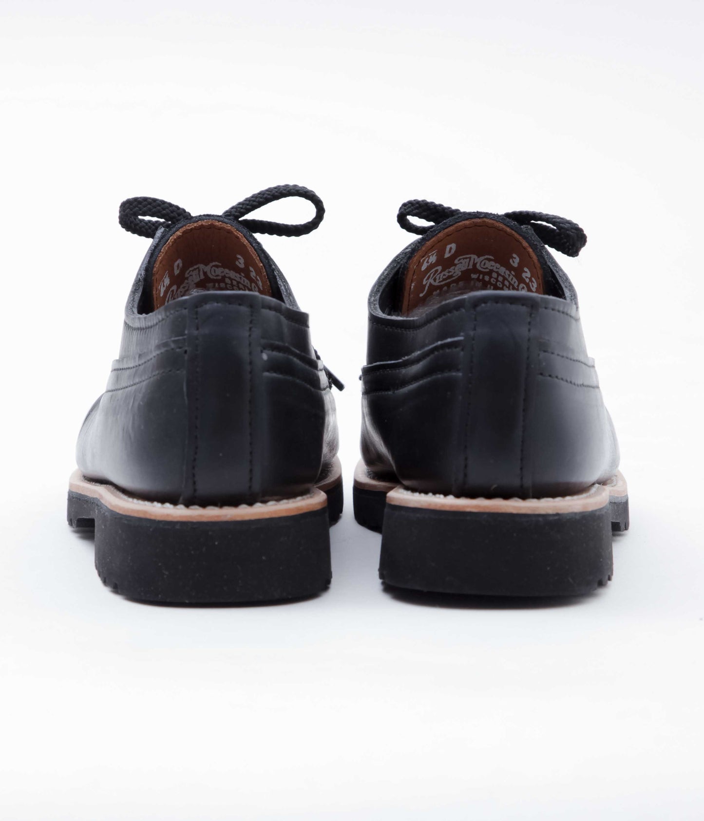 RUSSELL MOCCASIN ''FISHING OXFORD'' (BLACK)