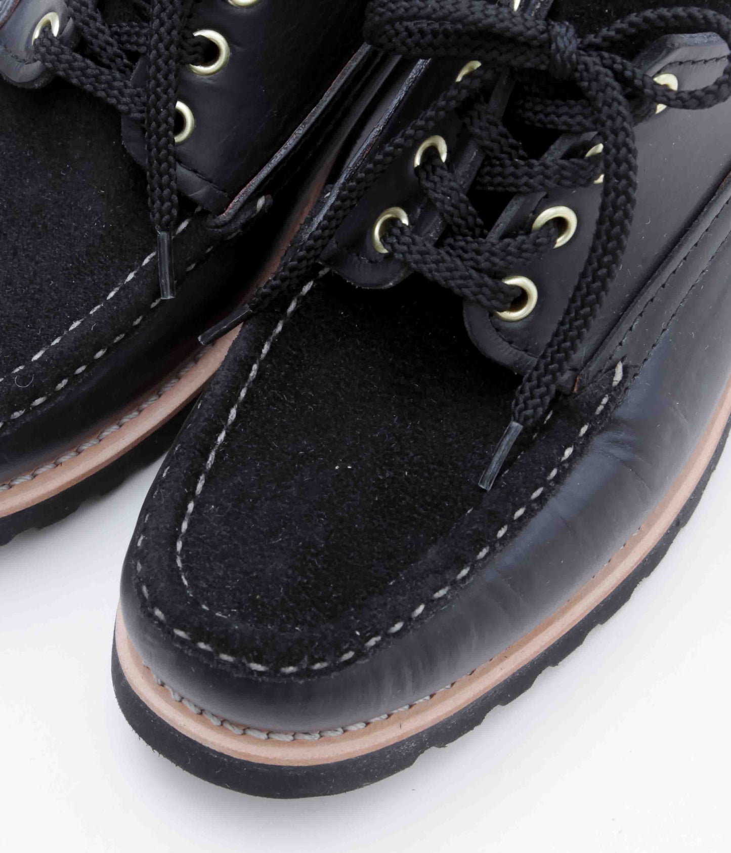 RUSSELL MOCCASIN ''FISHING OXFORD'' (BLACK)