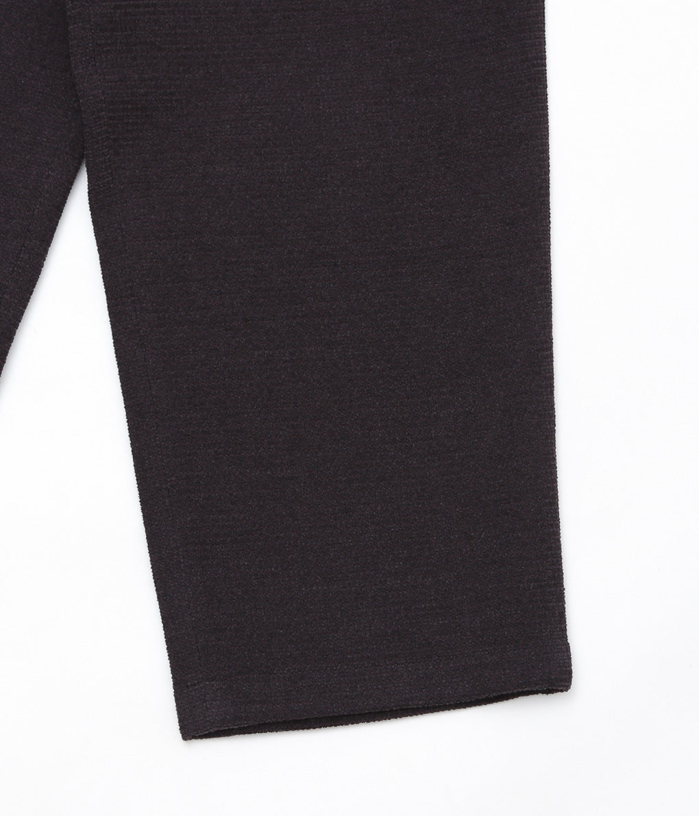 GORSCH ''WOOL RAYON VELVET YARN EASY TROUSERS'' (BROWN)
