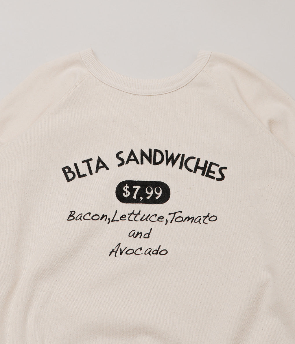 MIXTA ''BLTA SANDWICHES CREW NECK SWEAT'' (NATURAL)