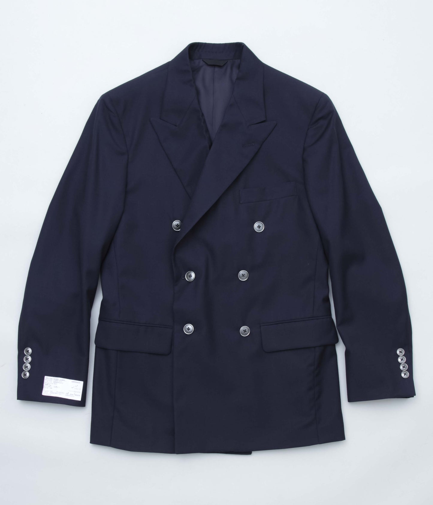INDIVIDUALIZED CLOTHING ''THE DOUBLE BREASTED BLAZER'' (NAVY)